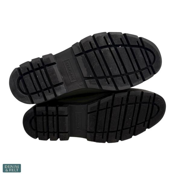 Everlane The Rain Boot Forest Green Black Chunky Chelsea Waterproof Sz 10 NEW - Picture 12 of 16